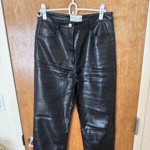 Aritzia Wilfred Melina Leather Pant